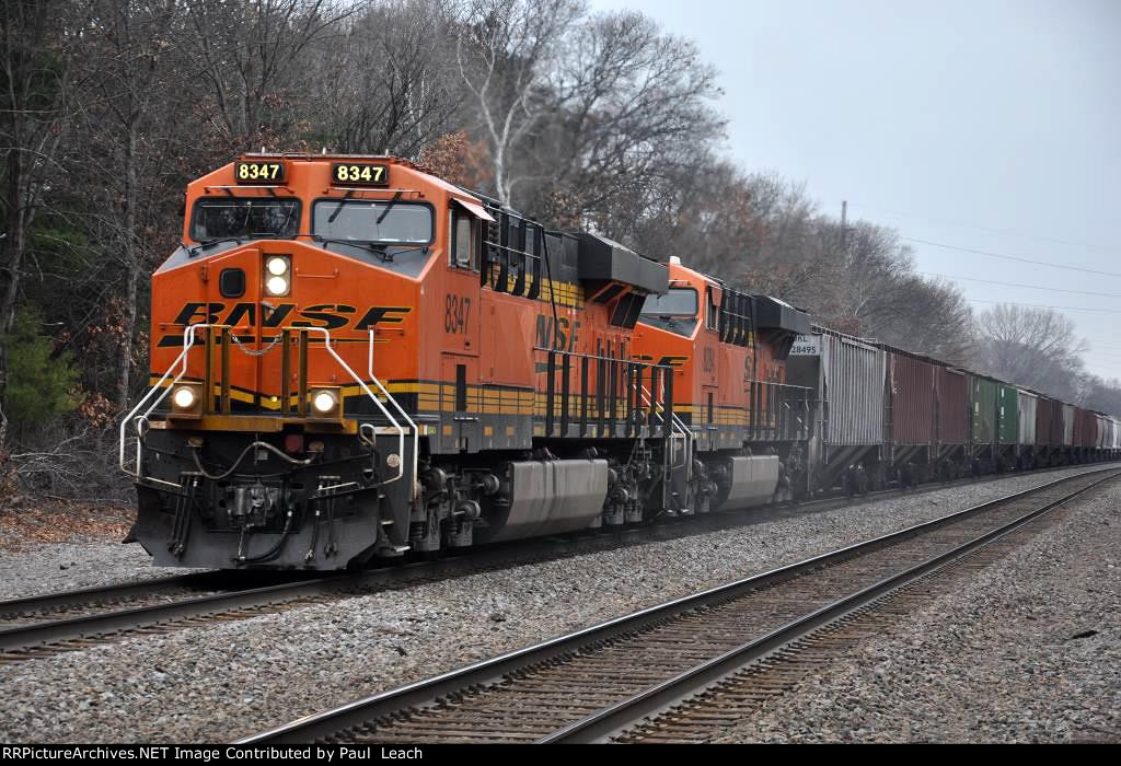 Grain train eases east